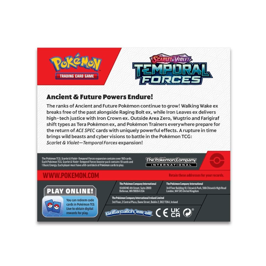 Pokémon TCG: Scarlet & Violet-Temporal Forces Booster Box (36 Packs)