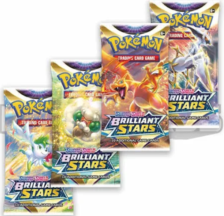 Pokemon BRILLIANT STARS BOOSTER PACK Trading Card Game Boosters TCG Packets Packs